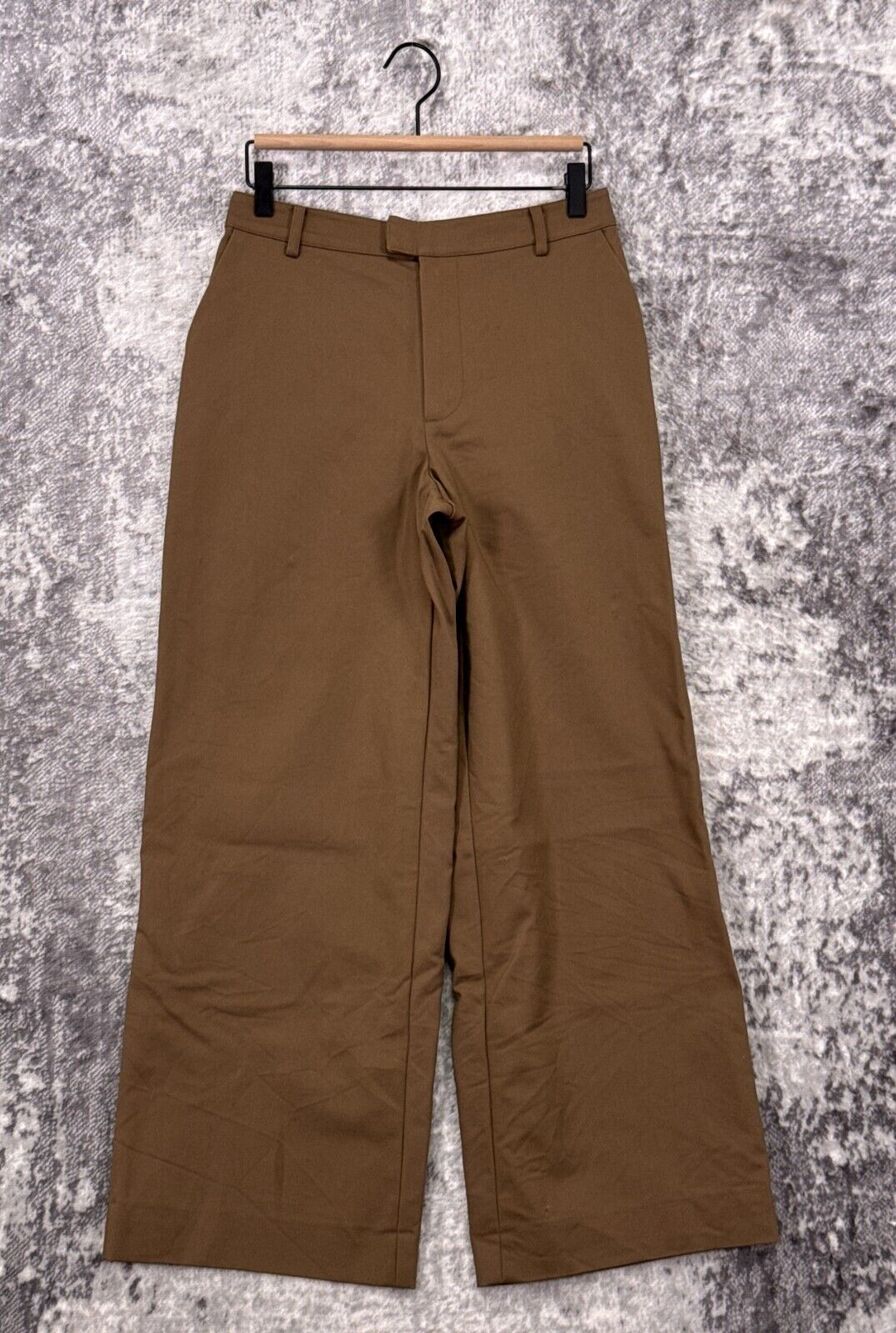 Good American Pants 2 / 26 Womens Brown Woven 2.0 High Rise Wide Leg Trouser